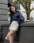 Flowy Batwing Blouse