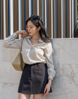 Front Knot Blouse