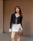 Tie-Front Cardigan