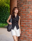 Sleeveless Tailored Vest