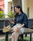 Flowy Batwing Blouse
