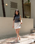 Soft A-Line Mini Skirt