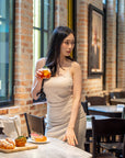 Minimal Slip Midi Dress