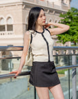Contrast Trim Knit Tank
