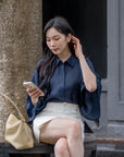 Flowy Batwing Blouse