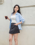 Structured Sleeve Shirt