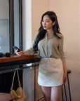Soft A-Line Mini Skirt