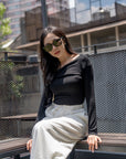 Asymmetric Drape Top