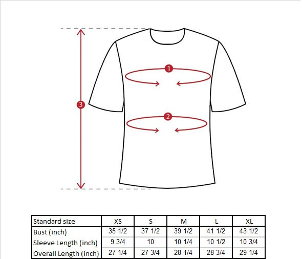Celeste Short Sleeve Shirt Size Guide