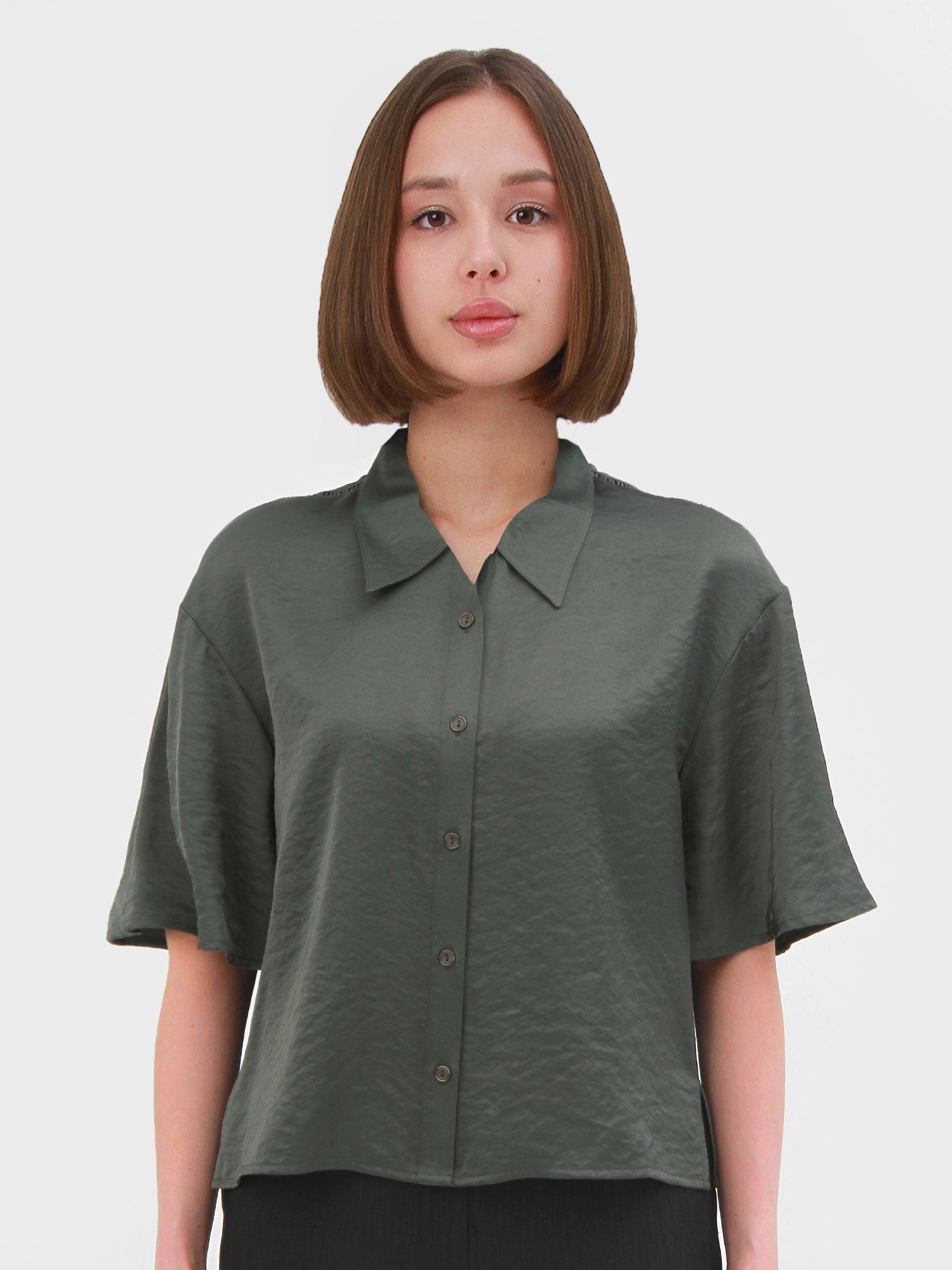 Stevie Satin Shirt