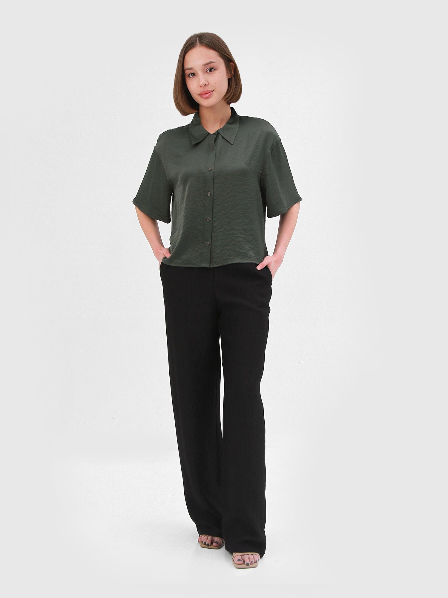 Stevie Satin Shirt