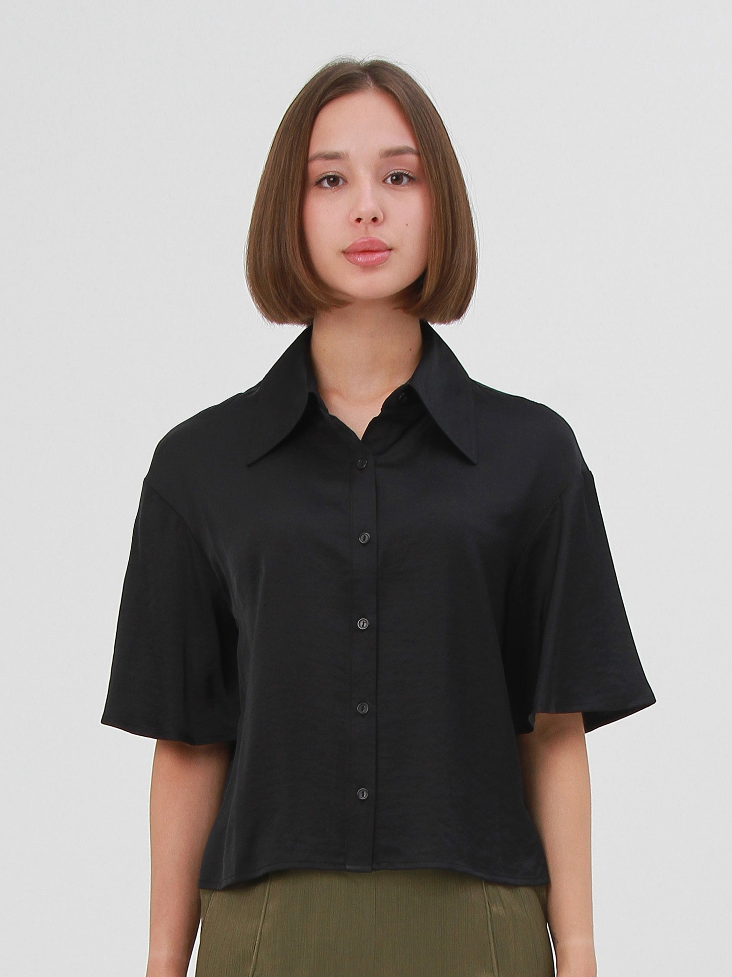 Stevie Satin Shirt