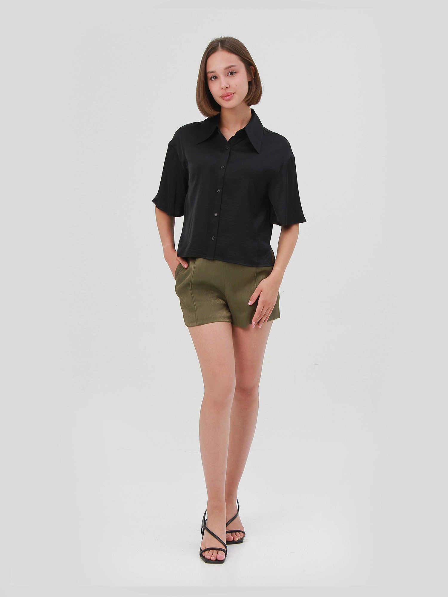 Stevie Satin Shirt