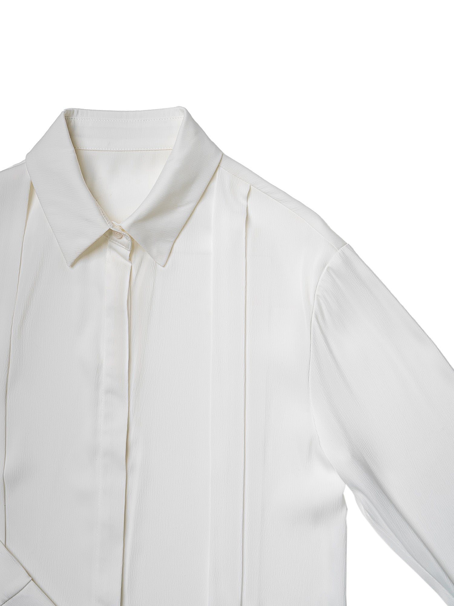 Tara Long Sleeve Dual Pleat Shirt