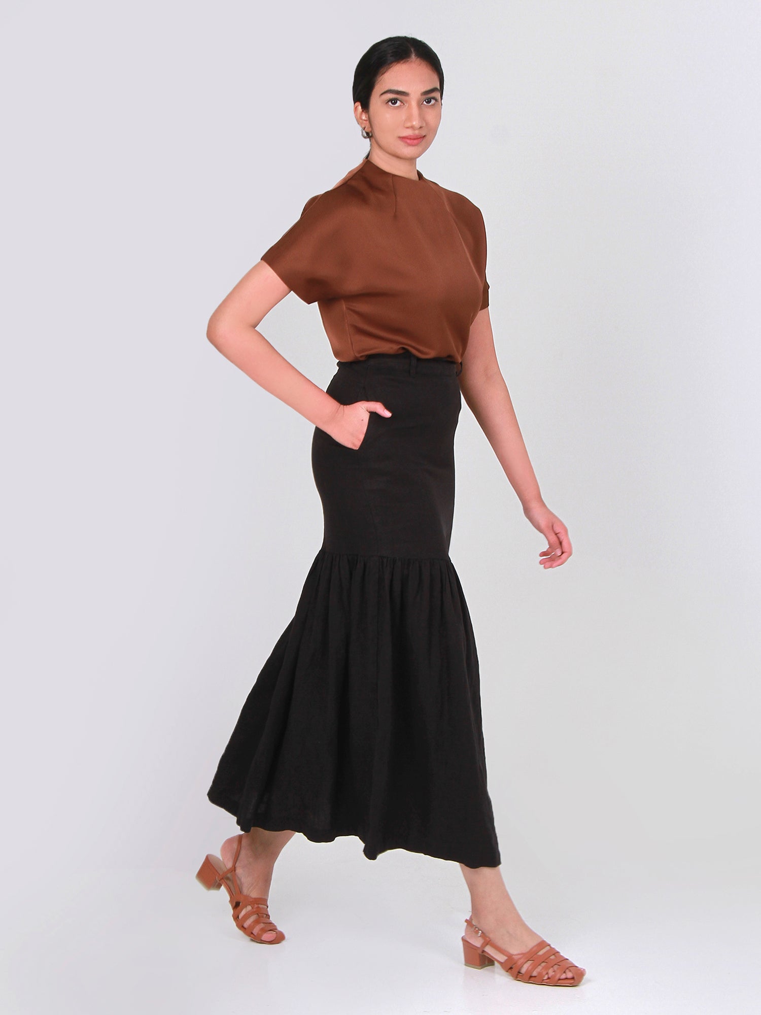 Madison Linen Skirt