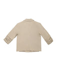 Gelasius Ruched Sleeve Blazer