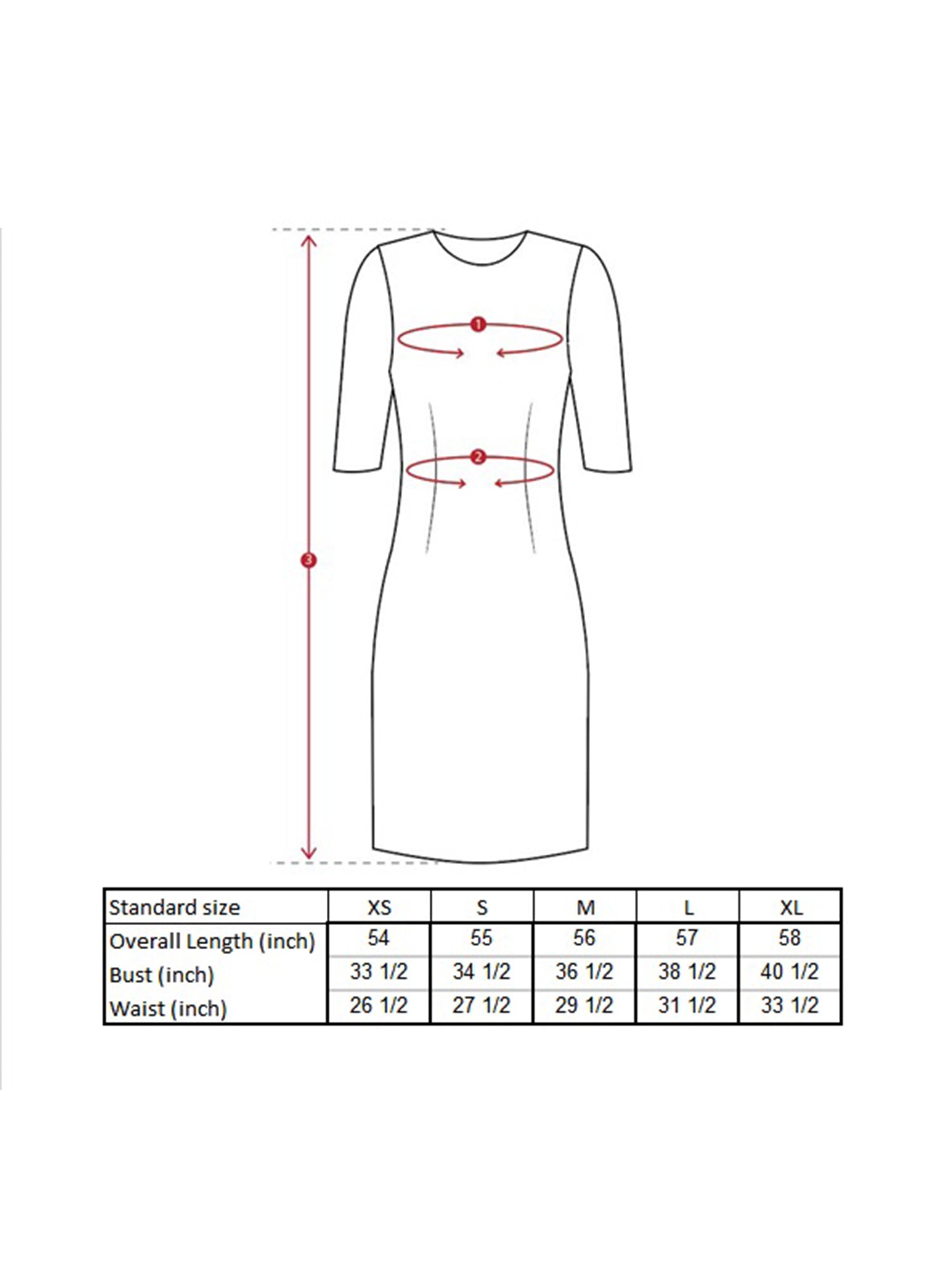 Ebony Jumpsuit Size Guide