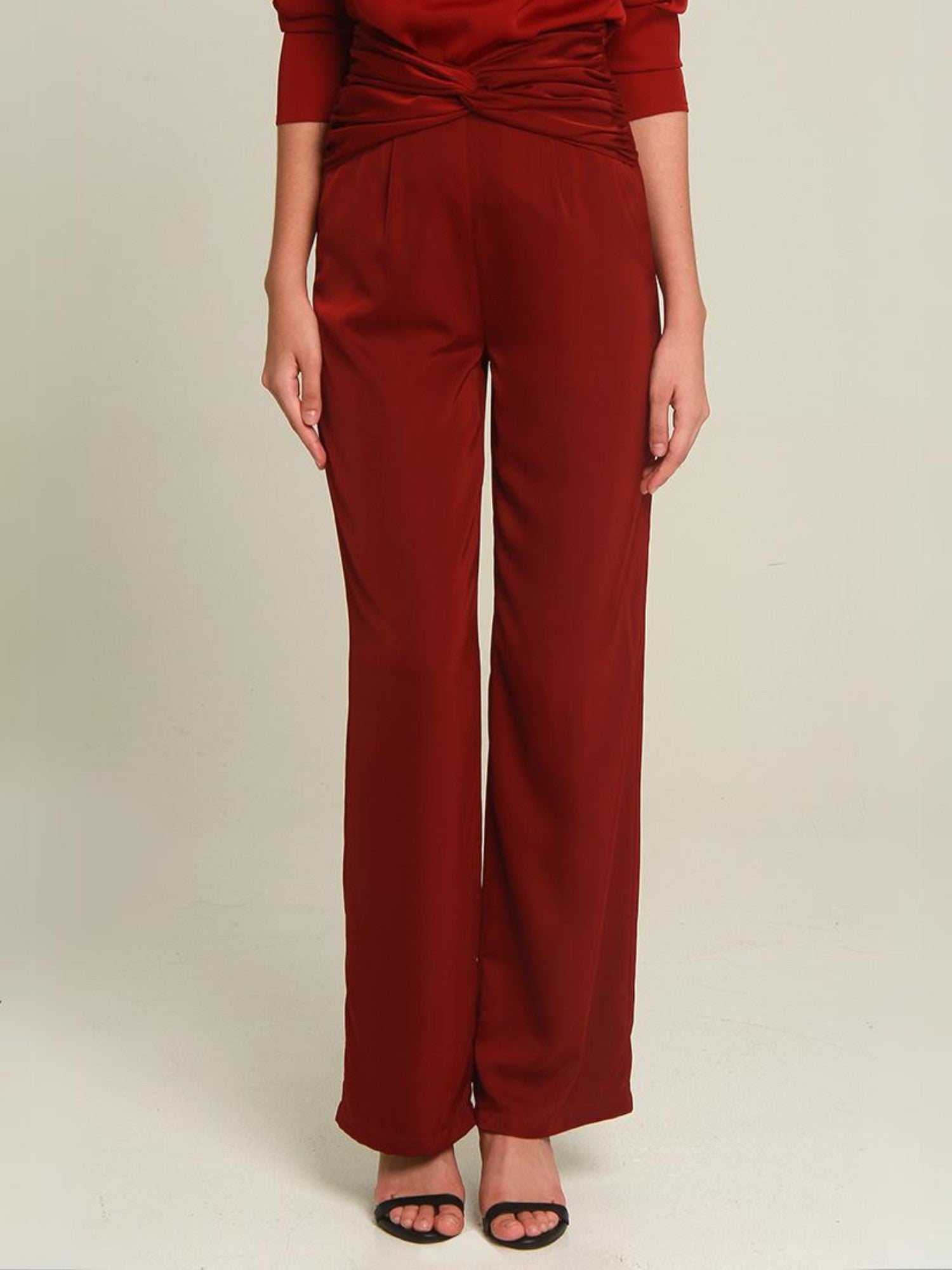 Shar Draped Twist Trousers