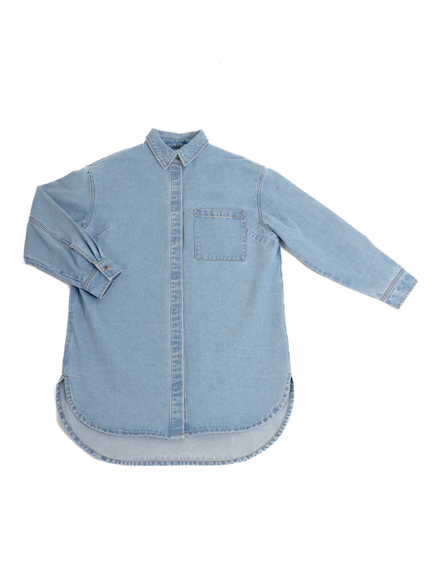 Ashton Denim Shirt Dress