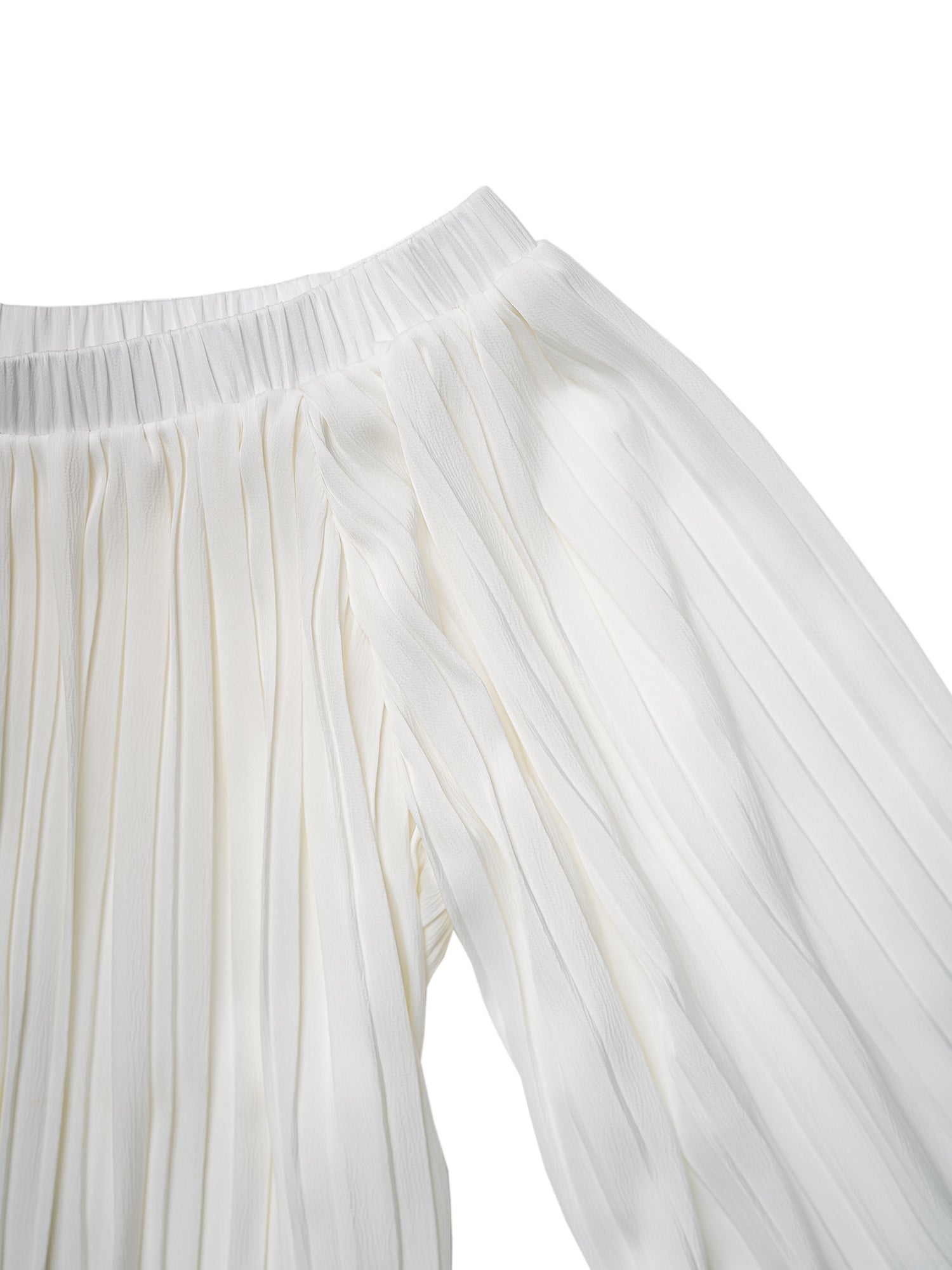 Cori Off Shoulder Pleated Top