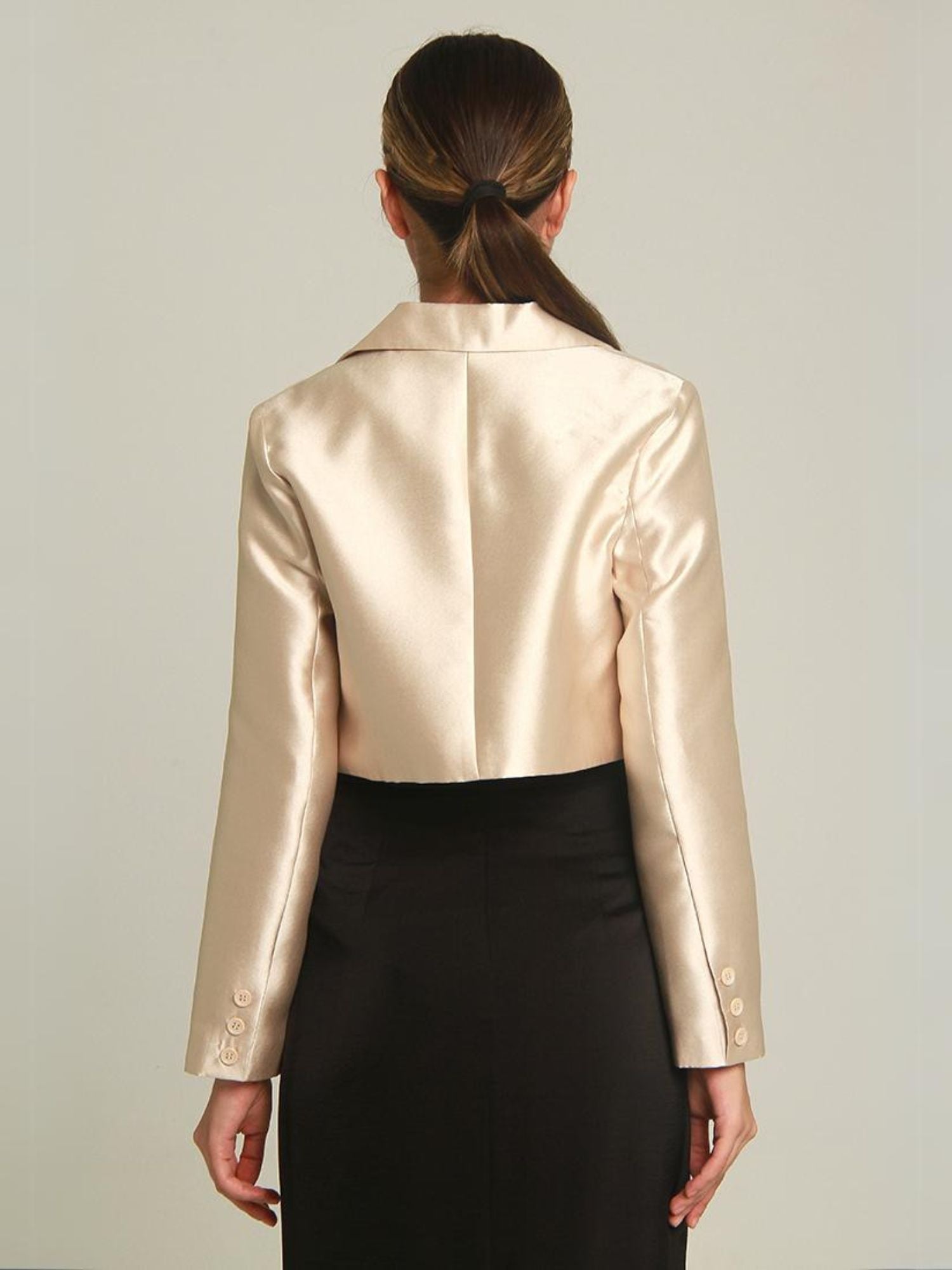 Krisette Box Cut Crop Jacket