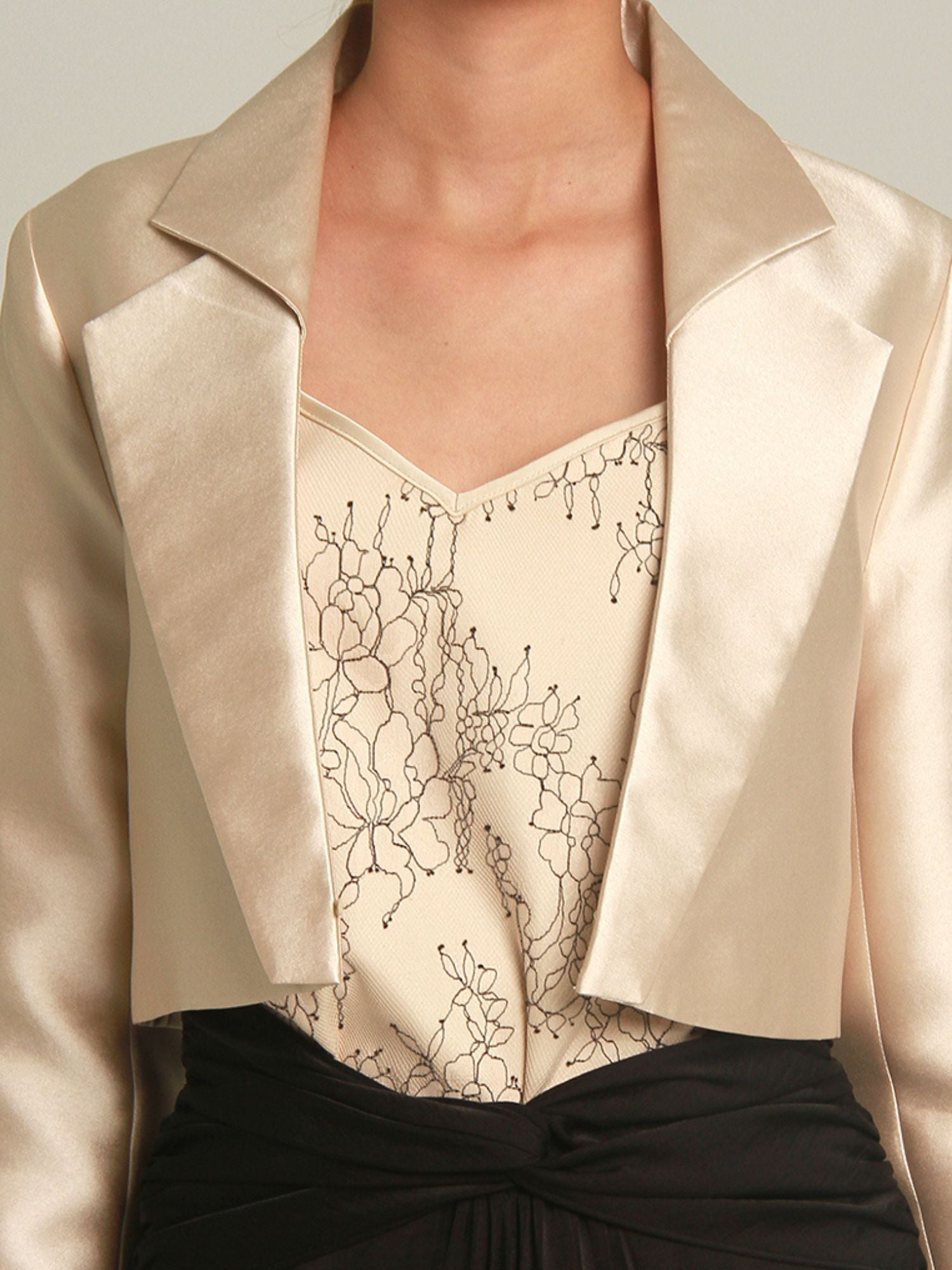 Krisette Box Cut Crop Jacket