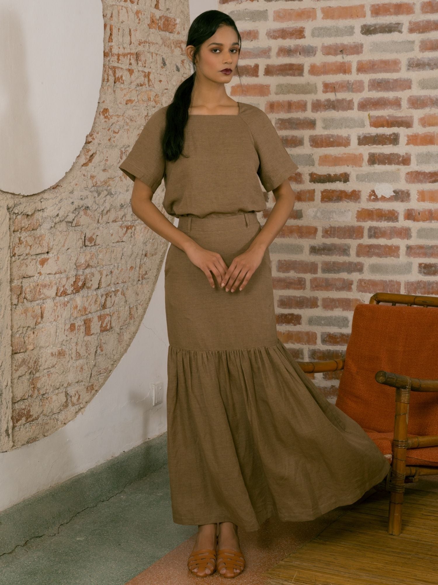 Madison Linen Skirt