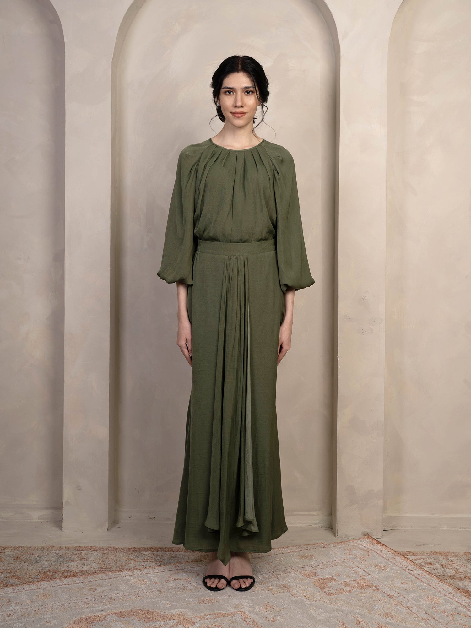 Aqeela Modern Kurung Set