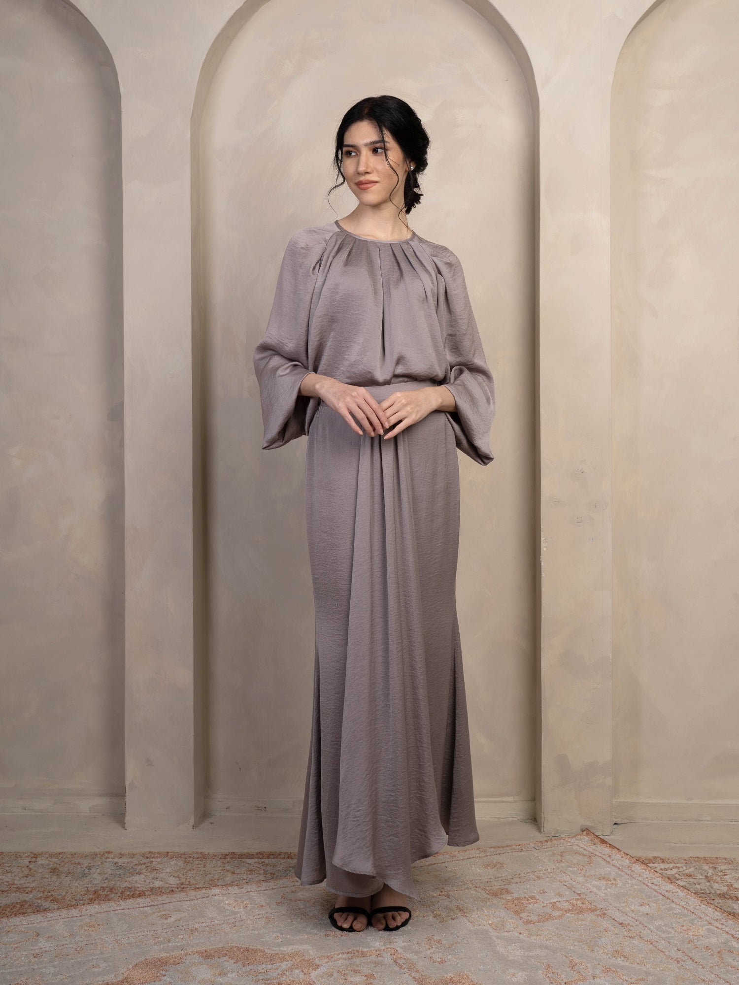 Aqeela Modern Kurung Set