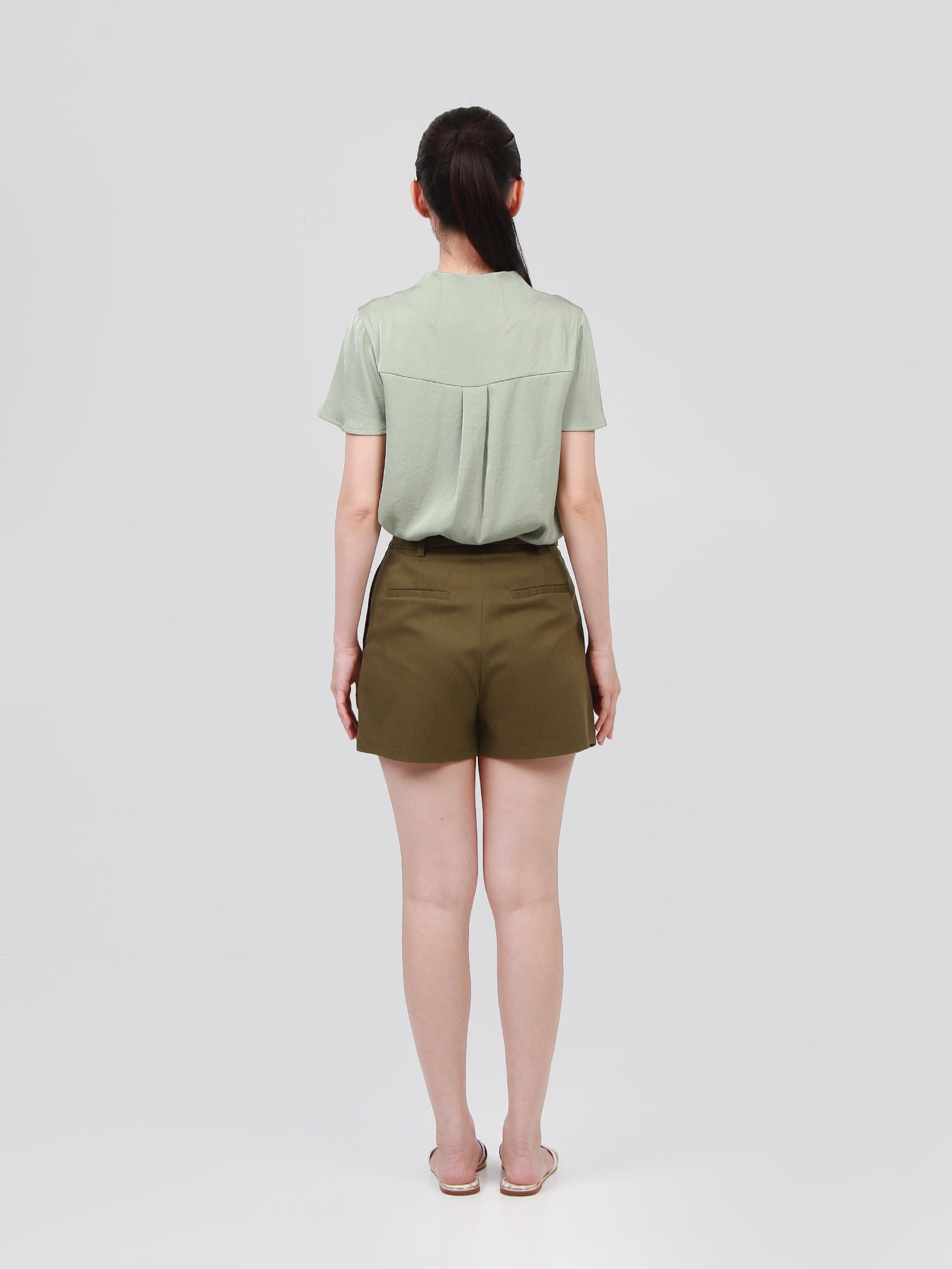Asia Satin Finish Blouse