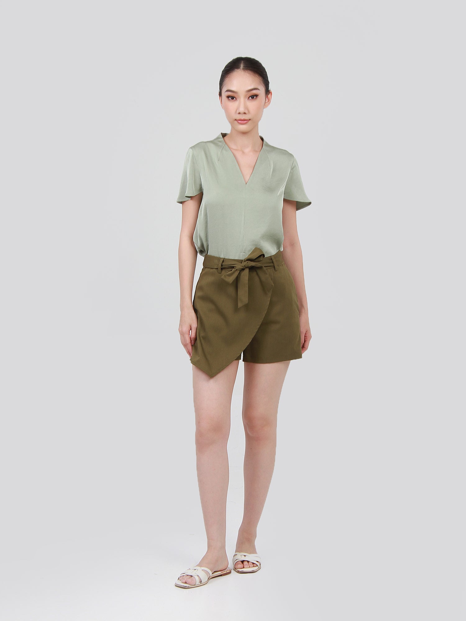 Asia Satin Finish Blouse