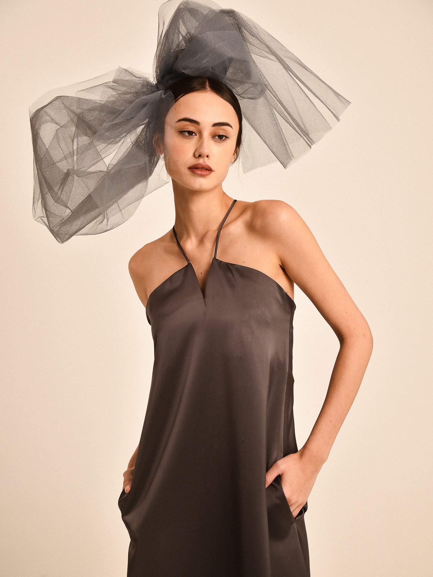 Lilou Spaghetti Strap A-Line Midi Dress