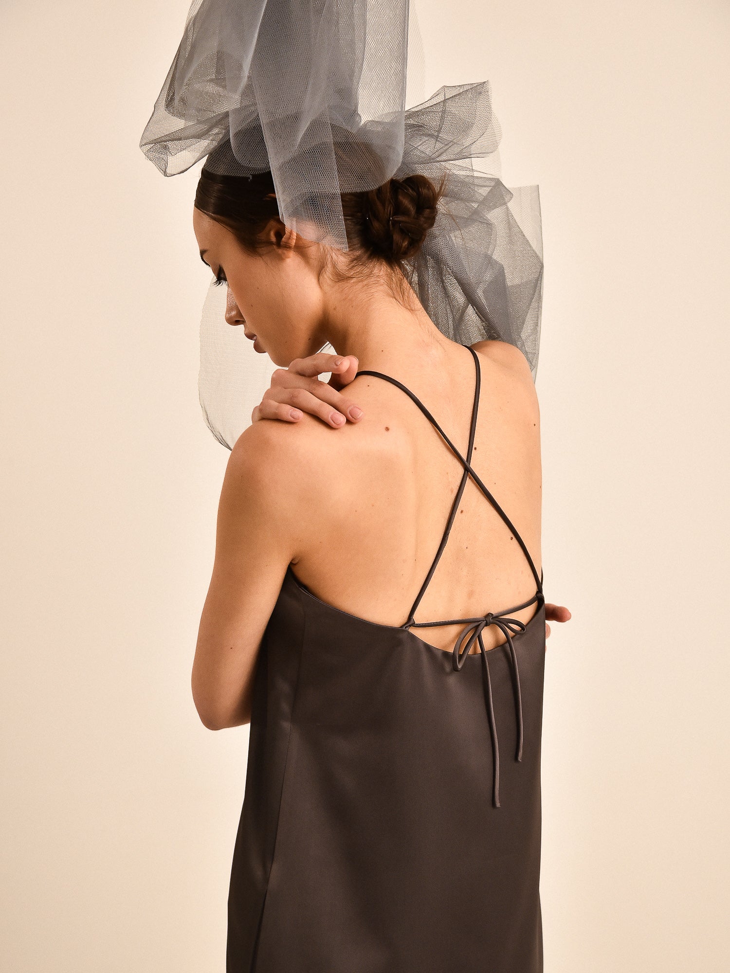 Lilou Spaghetti Strap A-Line Midi Dress