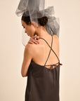 Lilou Spaghetti Strap A-Line Midi Dress