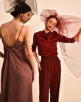 Shar Draped Twist Trousers