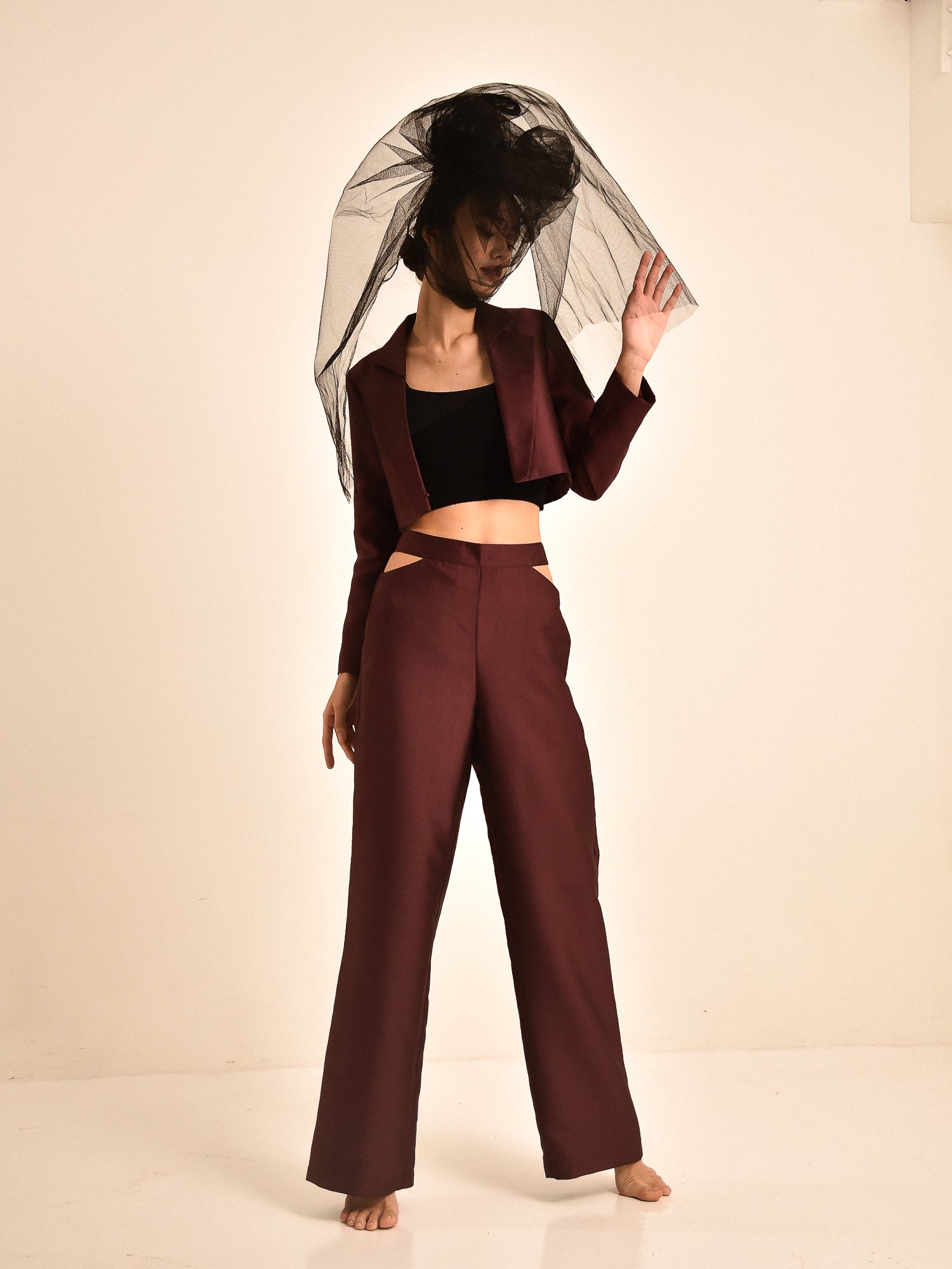 Zoe Cut Out Trousers