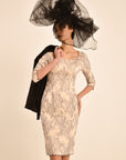 Rachelle Lace Scalloped Dress