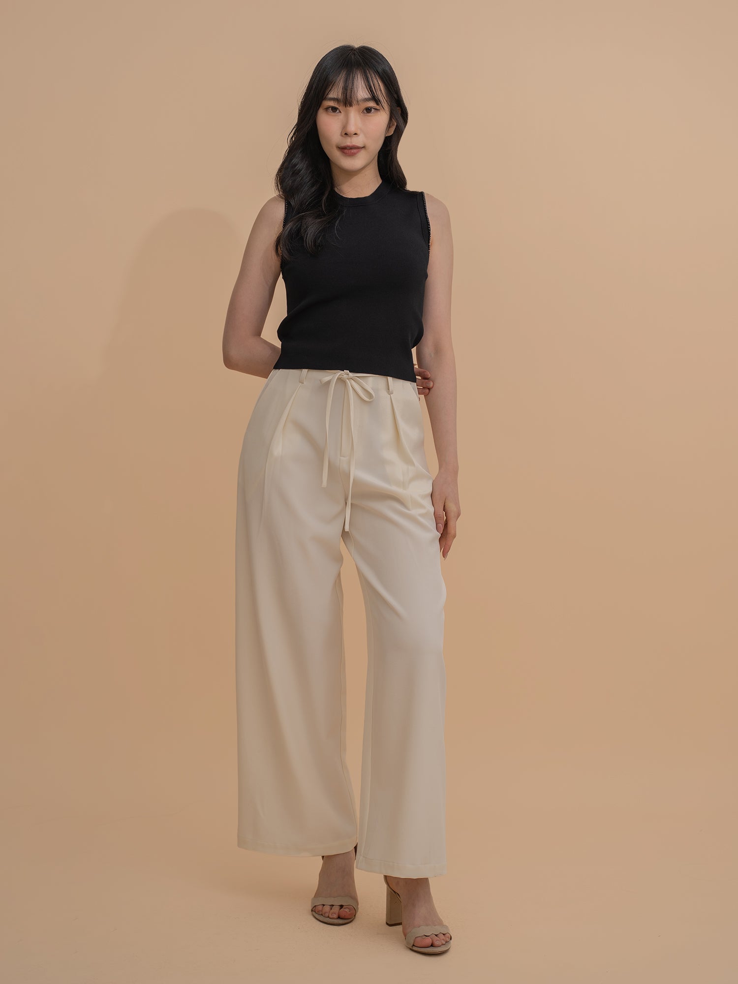 Beaded Sleeveless Top