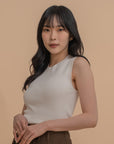 Beaded Sleeveless Top