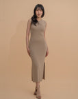 Beaded Yarn Knit Dress
