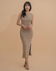Beaded Yarn Knit Dress