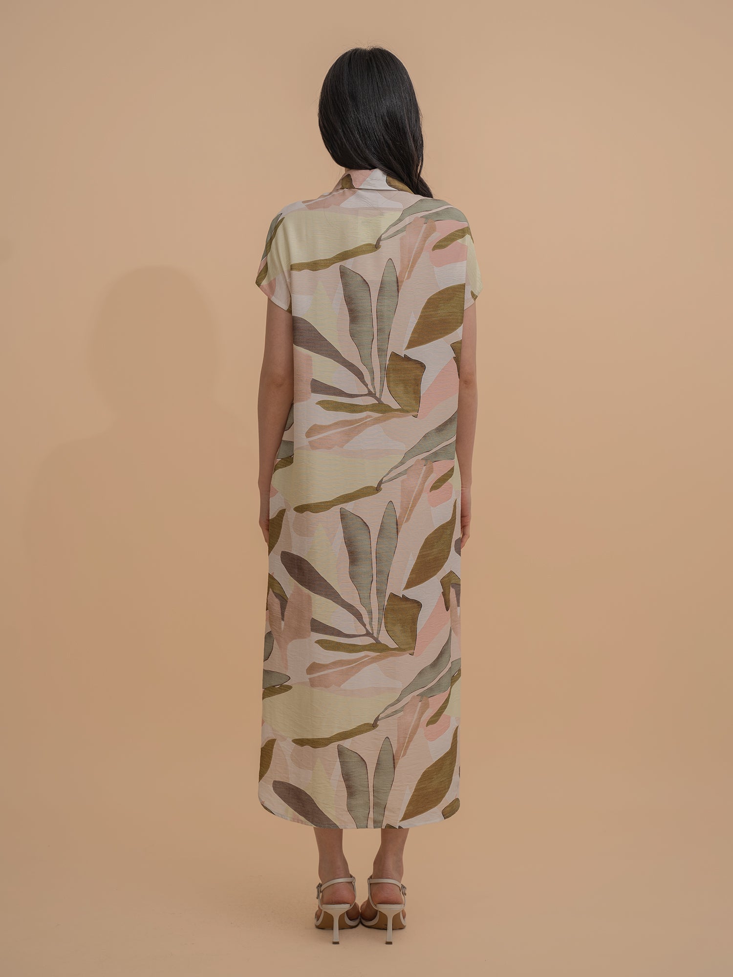 Botanical Shirt Dress