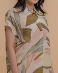 Botanical Shirt Dress