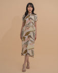 Botanical Shirt Dress