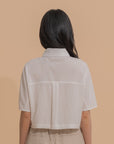 Boxy Button-Front Shirt