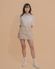 Boxy Button-Front Shirt