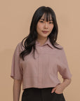 Boxy Button-Front Shirt