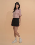 Boxy Button-Front Shirt