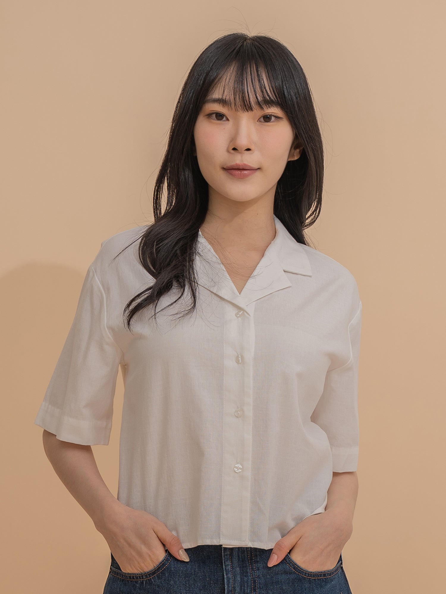 Button-Up Relaxed Shirt