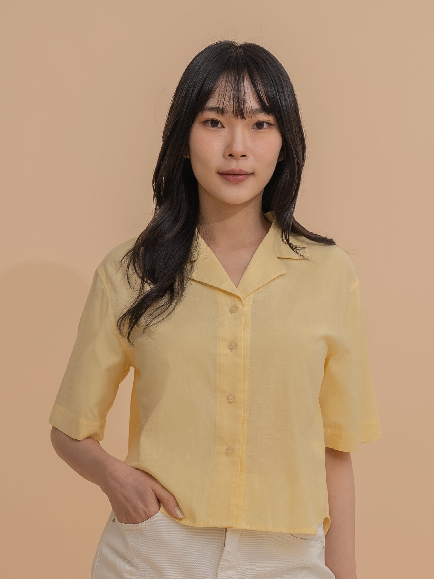 Button-Up Relaxed Shirt
